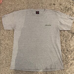 Bullhead Light Gray Tee with Subtle Graphic